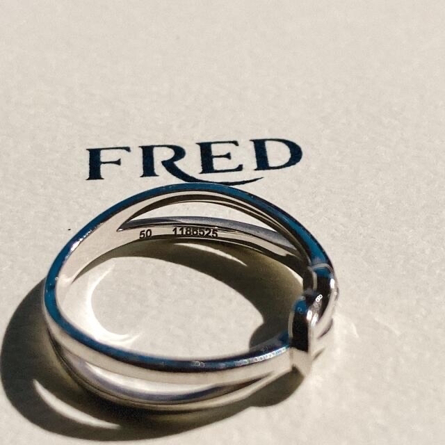 FRED(フレッド)のシャンス アンフィニ リング スモールモデル　K18ホワイトゴールドダイヤモンド レディースのアクセサリー(リング(指輪))の商品写真