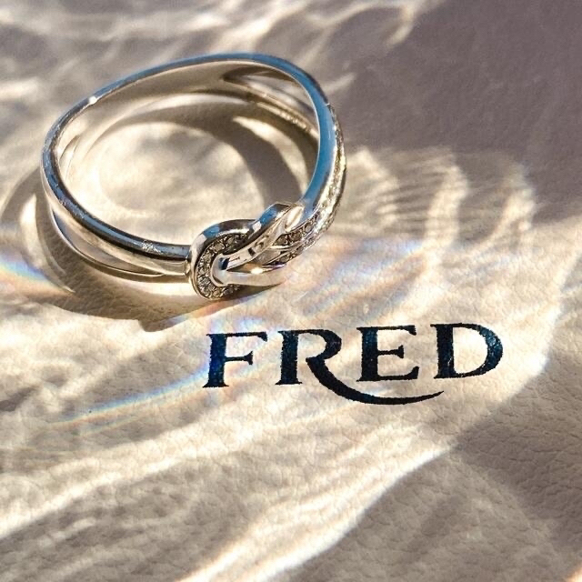 FRED(フレッド)のシャンス アンフィニ リング スモールモデル　K18ホワイトゴールドダイヤモンド レディースのアクセサリー(リング(指輪))の商品写真