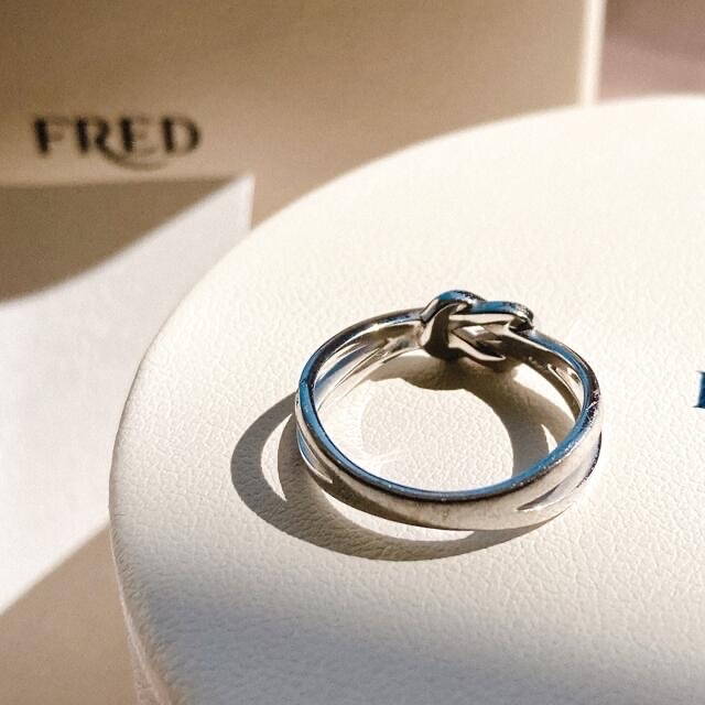 FRED(フレッド)のシャンス アンフィニ リング スモールモデル　K18ホワイトゴールドダイヤモンド レディースのアクセサリー(リング(指輪))の商品写真