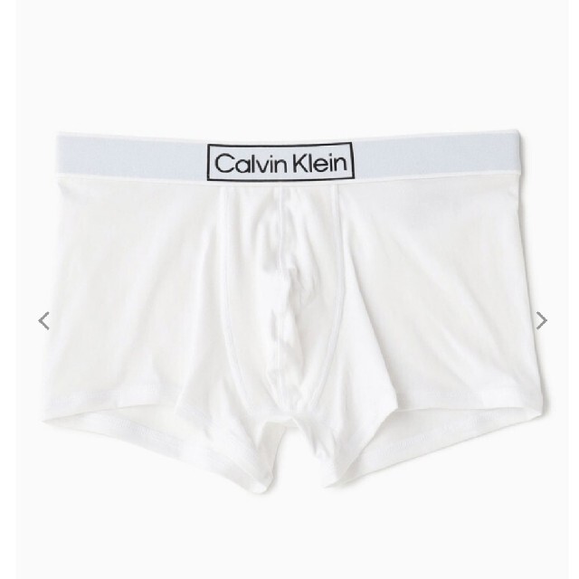 Calvin Klein(カルバンクライン)のCALVIN KLEIN　ボックスロゴトランクス　M メンズのアンダーウェア(ボクサーパンツ)の商品写真