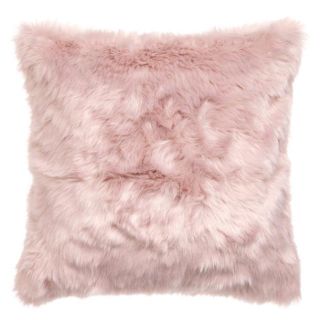 エイチアンドエム(H&M)のH&M HOME♡フェイクファークッションカバー♡ピンクベージュ(クッションカバー)