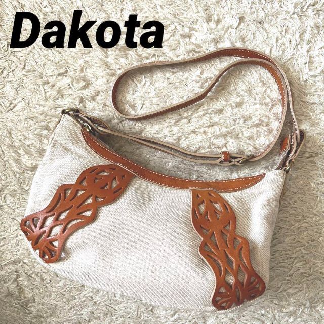 全店販売中 希少‼︎ 未使用 DAKOTA ダコタ 2way レザー キャンバス ...