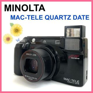 コニカミノルタ(KONICA MINOLTA)の♡年末セール中♡【動作確認済】ミノルタ　MAC-TELE QUARTZ DATE(フィルムカメラ)