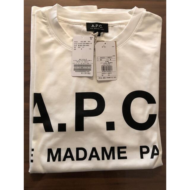 A.P.C(アーペーセー)のA.P.C.アーペーセー　EDIFICE別注オーバーサイズロゴプリントTシャツ メンズのトップス(Tシャツ/カットソー(半袖/袖なし))の商品写真