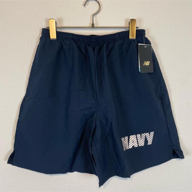 New Balance(ニューバランス)のニューバランス NAVY アメリカ海軍 トレーニングショーツ 新品 ネイビーM メンズのパンツ(ショートパンツ)の商品写真