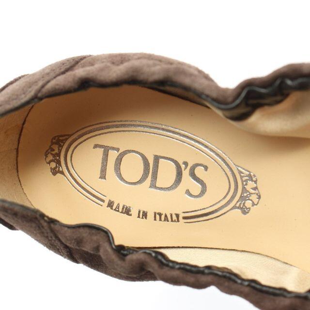 TOD'S(トッズ)のBランク TOD'S フラットシューズ スエード ダークブラウン レディースの靴/シューズ(その他)の商品写真
