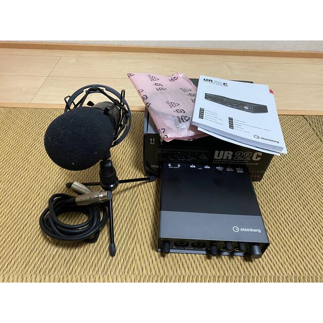 18500円 Steinberg マイクセット UR22C オーディオインターフェイス