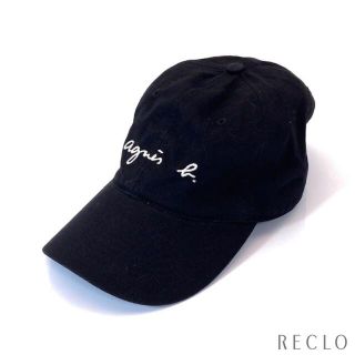 アニエスベー(agnes b.)のGT47 CASQUETTE キャップ コットン ブラック(キャップ)