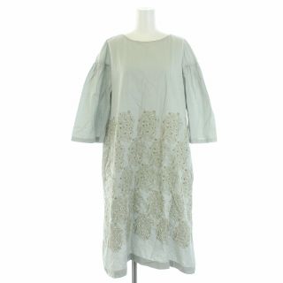 美品★minä perhonen tulip カットワーク レース ワンピース