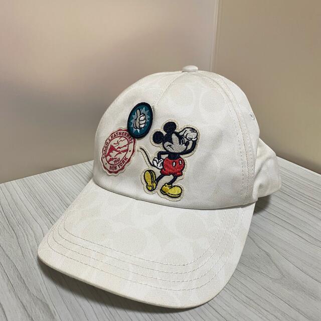 Disney × coach コラボ　ミッキー　キャップ