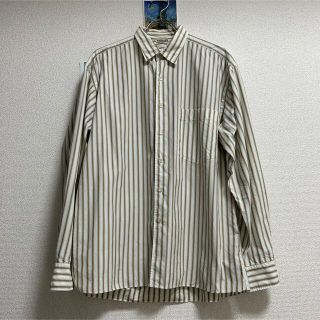 オーラリー(AURALEE)のAURALEE WASHED FINX TWILL STRIPE SHIRTS(シャツ)