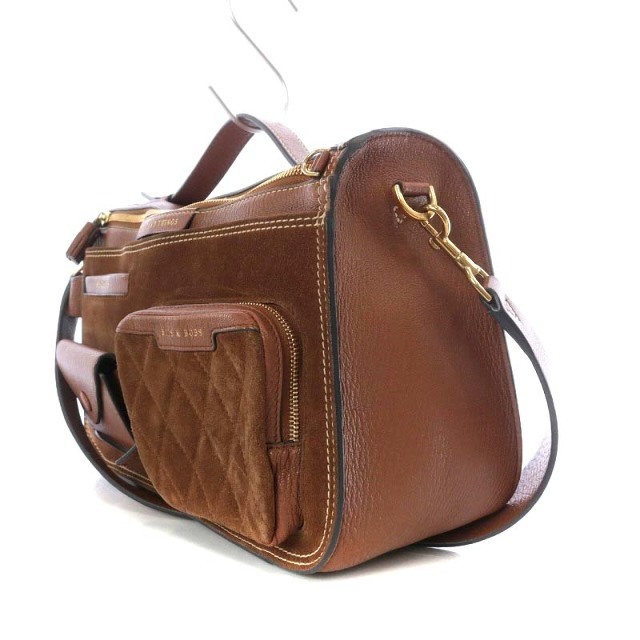 ANYA HINDMARCH(アニヤハインドマーチ)のアニヤハインドマーチ Multi Pocket Satchel 茶色 レディースのバッグ(ハンドバッグ)の商品写真