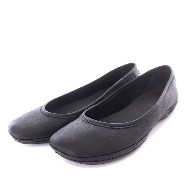 CAMPER(カンペール)のカンペール バレエシューズ フラットシューズ レザー 24.0cm 黒 ブラック レディースの靴/シューズ(バレエシューズ)の商品写真