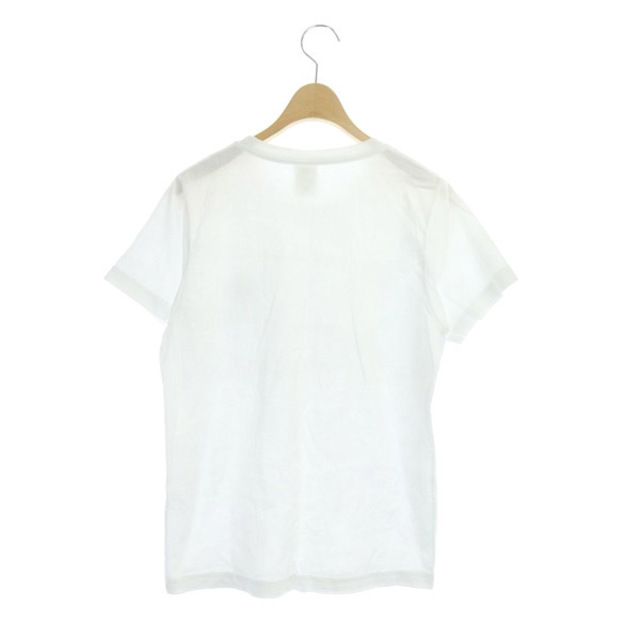 A.P.C(アーペーセー)のアーペーセー ロゴTシャツ カットソー 半袖 クルーネック プリント S 白 レディースのトップス(Tシャツ(半袖/袖なし))の商品写真