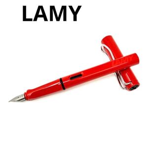 ラミー(LAMY)の新品　未使用　LAMY ラミー　SAFARI FOUNTAI　万年筆　レッド(ペン/マーカー)