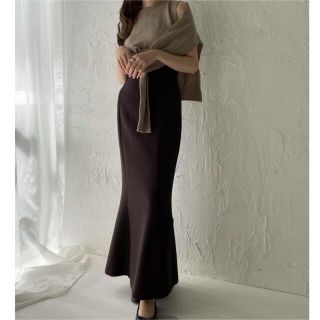 スナイデル(SNIDEL)のerme ★新品未使用/Side slit mermaid skirt(ロングスカート)