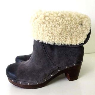 UGG - アグ オーストラリア UGG ブーツ ムートンブーツ レザー 23cm ...