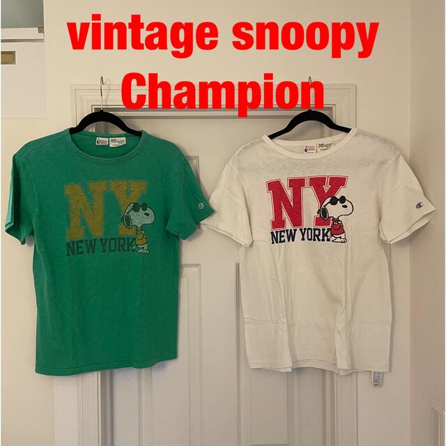 【★USJへGO★】vintage snoopy Champion Tee