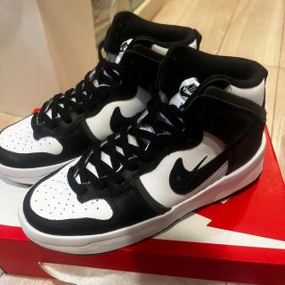 ナイキ(NIKE)の新品24.5パンダDUNK HI UPナイキ ウィメンズ ダンク ハイ アップ (スニーカー)