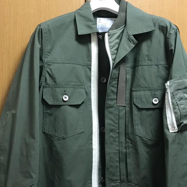 休日 Sacai 21ss Cotton Nylon Oxford Blouson ブルゾン | resilience