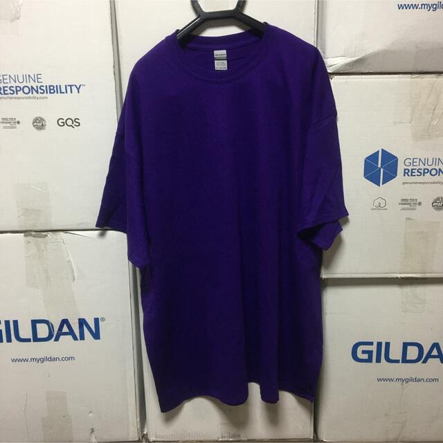 GILDAN(ギルタン)のGILDANギルダン☆半袖無地Tシャツ★ポケット無し！パープル紫色★Mサイズ メンズのトップス(Tシャツ/カットソー(半袖/袖なし))の商品写真