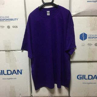 ギルタン(GILDAN)のGILDANギルダン☆半袖無地Tシャツ★ポケット無し！パープル紫色★Mサイズ(Tシャツ/カットソー(半袖/袖なし))