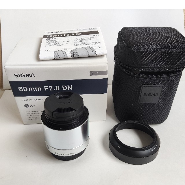 SIGMA - シグマ 60mm F2.8 DN Mフォーサーズ用 単焦点レンズ シルバー