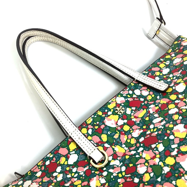 驚きの値段】 美品 Tory Burch トリーバーチ 2way ショルダーバッグ 花
