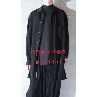 ヨウジヤマモト(Yohji Yamamoto)のヨウジヤマモト 22ss 開襟ブラウス 20aw 21ss 21aw 22aw(シャツ)