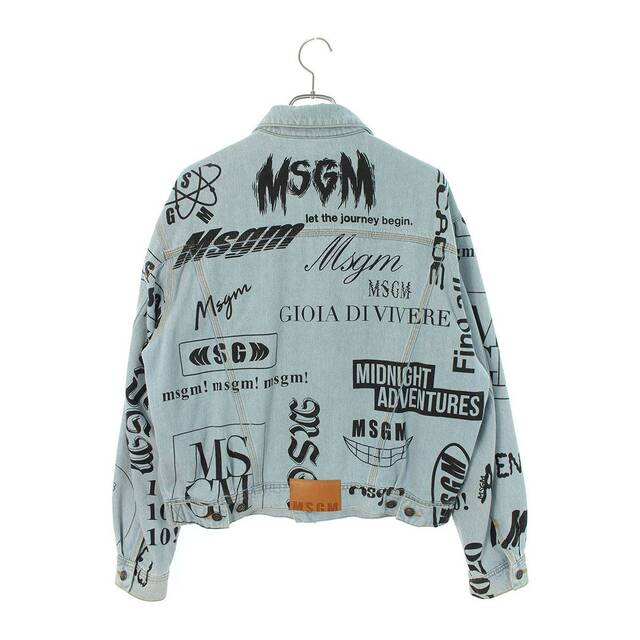 【美品】MSGM ペイント Gジャン デニムジャケット　M 40