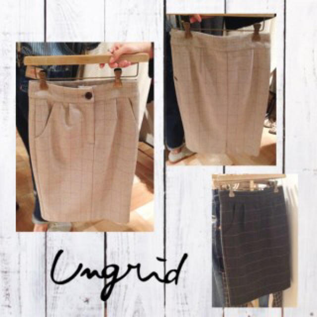 Ungrid(アングリッド)の【お値下げ中❤︎】アングリッド チェックタイトSK レディースのスカート(ひざ丈スカート)の商品写真