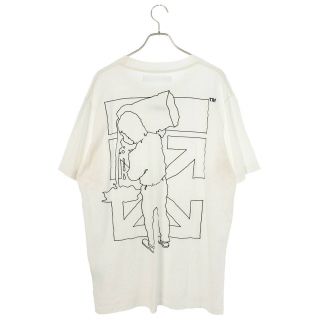 新品】OFF-WHITE オフホワイト PIVOT FISH ロゴTシャツ S www