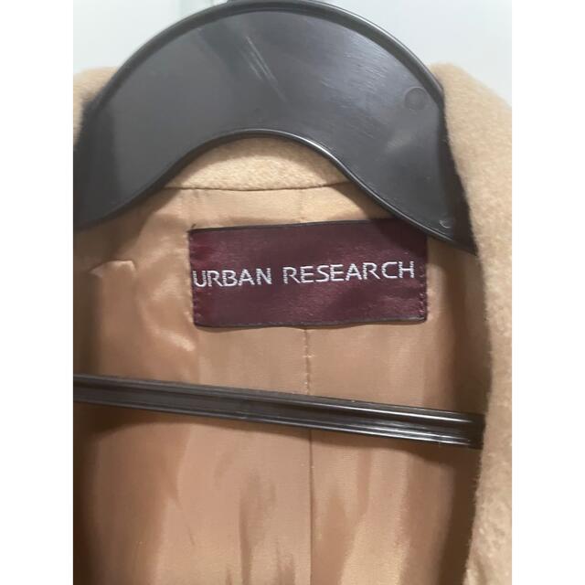 URBAN RESEARCH(アーバンリサーチ)のURBAN RESEARCH◆ウール混メルトンダブルショートコート レディースのジャケット/アウター(ロングコート)の商品写真