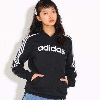 ピンクラテ(PINK-latte)の（新品）ピンクラテ　【adidasアディダス】　スウェットパーカー　150(ジャケット/上着)