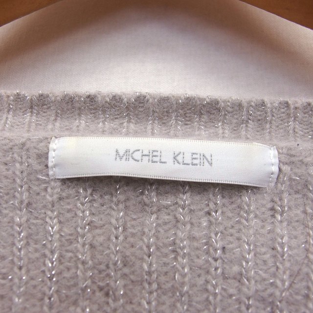 MICHEL KLEIN(ミッシェルクラン)のミッシェルクラン MICHEL KLEIN セーター ニット 長袖 Vネック レディースのトップス(ニット/セーター)の商品写真