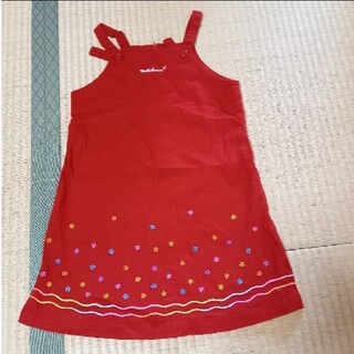 ミキハウス(mikihouse)のMIKI HOUSE　120cm　赤　スカート(スカート)