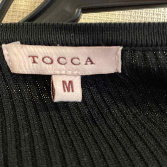 TOCCA(トッカ)のTOCCA トッカ PARAPLUIE カーディガン 黒 ブラック レディースのトップス(カーディガン)の商品写真