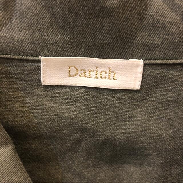 【Darich】 ミリタリー シャツ　古着　ビッグシルエット レディースのトップス(シャツ/ブラウス(長袖/七分))の商品写真