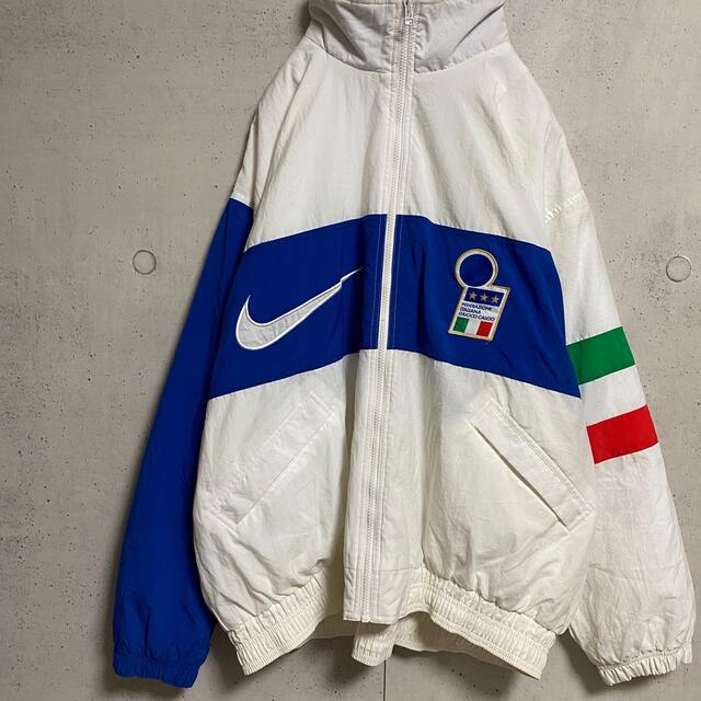 NIKE/ビンテージ　90's イタリアサッカー連盟　ナイロンジャケット