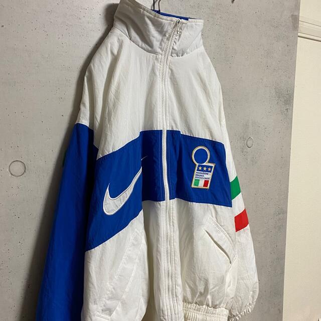 NIKE(ナイキ)のNIKE/ビンテージ　90's イタリアサッカー連盟　ナイロンジャケット　古着 メンズのジャケット/アウター(ナイロンジャケット)の商品写真