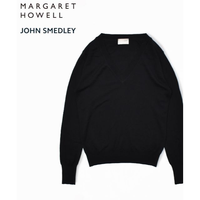 MARGARET HOWELL(マーガレットハウエル)のMARGARET HOWELL×JOHN SMEDLEY コラボ ニットセーター メンズのトップス(ニット/セーター)の商品写真