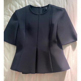 アレキサンダーワン(Alexander Wang)のアレキサンダーワン　ポンティングトップス　　ブラック(シャツ/ブラウス(半袖/袖なし))