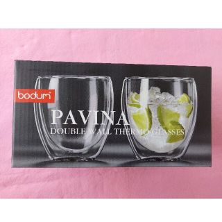 ボダム(bodum)の【新品】BODUM ボダム PAVINA パビナ ダブルウォールグラス(グラス/カップ)