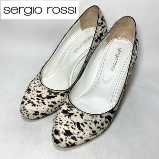 セルジオロッシ(Sergio Rossi)のSergio Rossi  セルジオロッシ　ウェッジソールパンプス　35(ハイヒール/パンプス)