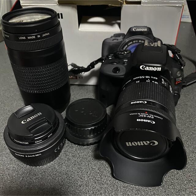 大感謝セール】 Canon - Canon EOS KISS X7 セット望遠 ホルガ パン