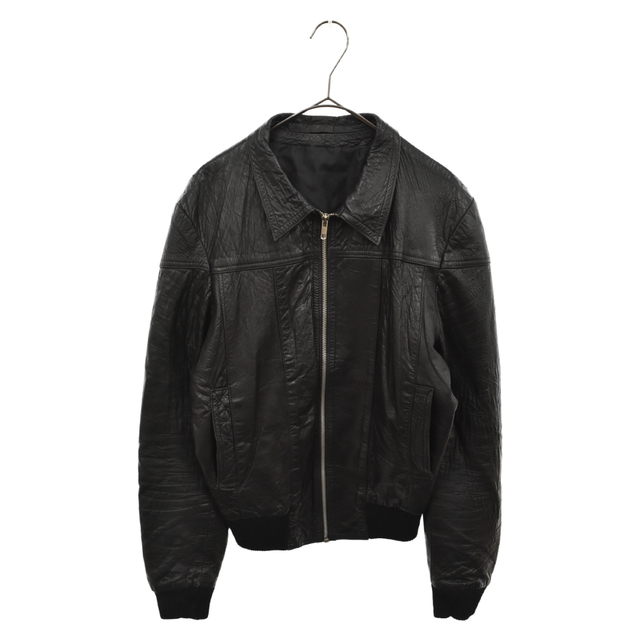 VINTAGE ヴィンテージ VINTAGE 70's LEATHER ZIP JACKET ヴィンテージ70年代 レザーシングルライダースジャケット56センチ身幅