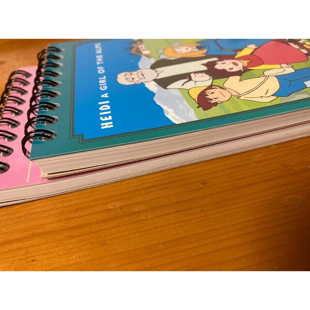 ZUIYO  アルプスの少女ハイジ　ユキちゃん　リングメモ帳　2冊セット エンタメ/ホビーのアニメグッズ(その他)の商品写真