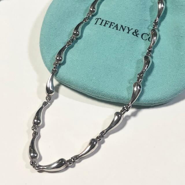 Tiffany & Co.(ティファニー)のティファニー シルバー925 エルサ ペレッティ ティアドロップ ネックレス レディースのアクセサリー(ネックレス)の商品写真