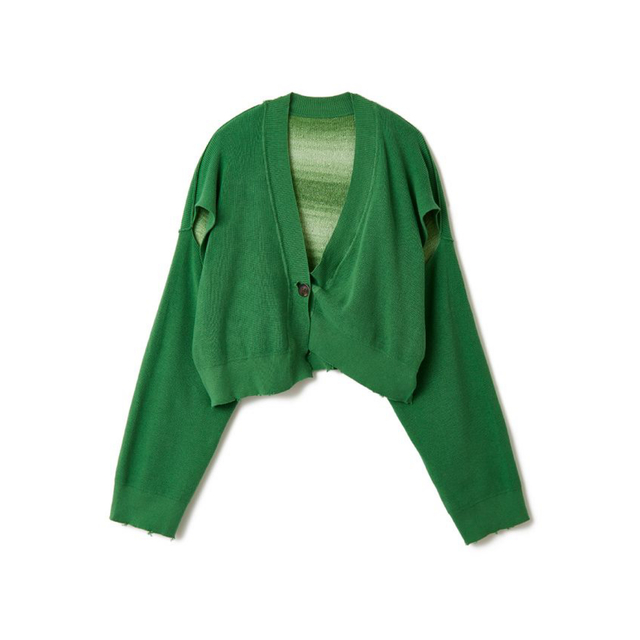 perverze Reversible Loose Knit Cardigan  レディースのトップス(カーディガン)の商品写真