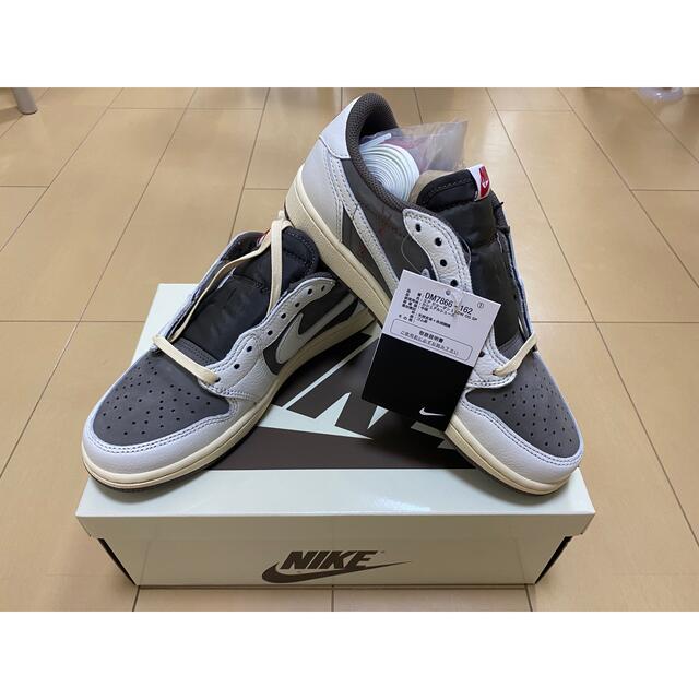 Travis Scott Nike Air Jordan 1 Low 25cmスニーカー